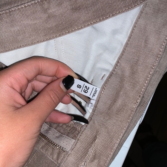 Tan Corduroy Jeans - Picture 2 of 4